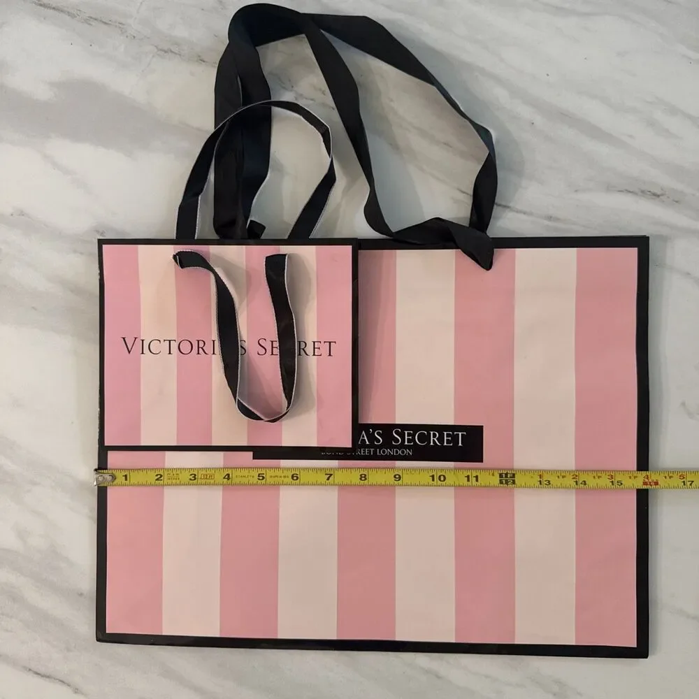 Lot Of 2 Victoria’s Secret Bond Street London Small Shopping Bag